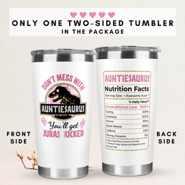 Aunt Gifts from Niece, Nephew - Aunt Birthday Gift, Christmas Gifts for Aunt, Aunt Christmas Gifts - Gifts for Aunt, Auntie Gifts, Aunty Gifts - Presents for New Aunt, Promoted to Aunt - 20 Oz Tumbler