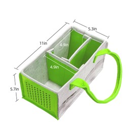 Shudyear Travel Carrying Bag for Toniebox Starter Set and Accessories, Felt Organizer Bag for Toniebox with Handle,Transport Toniebox Audio Player and Tonies