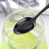 BISDARUN Teaspoons Espresso Spoons Black 18/10 Stainless Steel Set of