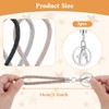 QfwdfcTrenz 3 Pcs Bling Rhinestone Keychain Wristlet, Crystal Phone Lanyard