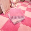 16pcs Plush Puzzle Carpet Tiles, Carpet Squares with Soft Fluffy