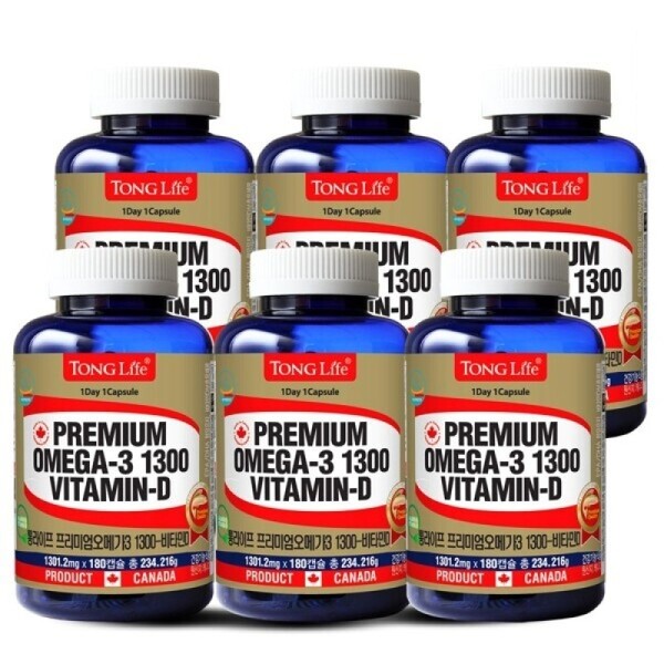 Tonglife Premium Omega 3 1300 + Vitamin D (1301.2mg x