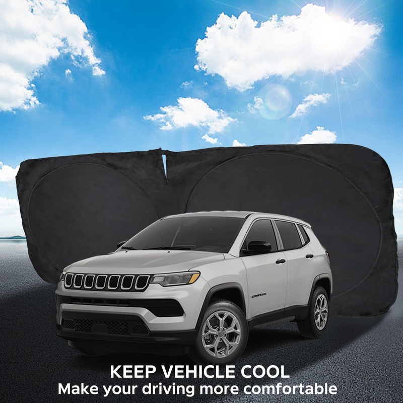 for 2024 Compass Windshield Sun Shade Car Windshield Cover, Custom