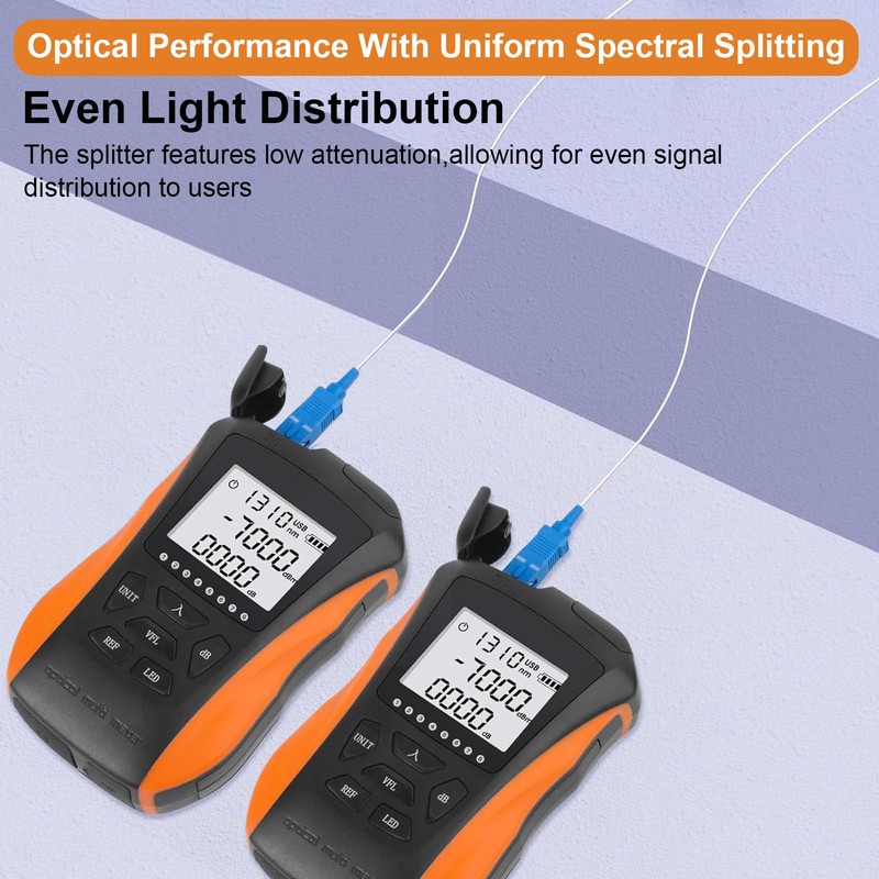 Poyiccot Fiber Optical Splitter, SC UPC 1X2 PLC Singlemode Fiber