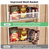 Fovkdcvw Over the Door Pantry Organizer, 6-Tier Pantry Door Organization