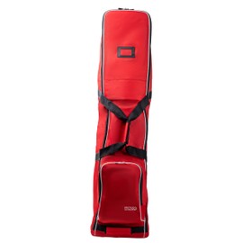 Izzo Golf Deluxe Golf Travel Cover - Golf Travel Bag/Cover Red/White