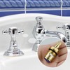 2 Sets Replacement Bathroom,Tap Indices Hot and Cold Inserts, Kitchen