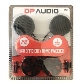DP Audio Video High Efficiency Dome Tweeter - 360W with Bult In Crossover