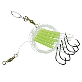 Dieter Eisele Redfish System 640 cm 0.80 mm Circle Hook 3/0, Leader for Redfish Fishing, Sea Leader, Sea System for Redfish