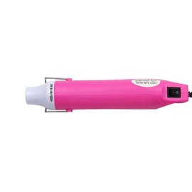 300W Electric DIY Heat Gun Hot Air Gun for Crafts Epoxy Resin Shrink Wrap Vinyl, 390°F Constant Temperature, Compact Design