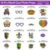 Mardi Gras Decorations Photo Booth Props Mardi Gras Decor Carnival