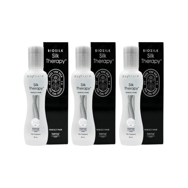 Silk Therapy 실크테라피 퍼펙트 페어 에센스60ml x3개 헤어에센스 손상모발케어 Silk