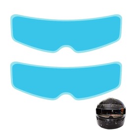 JAWUZ Pack of 2 helmet visors, rainproof film, transparent anti-fog film, multicoloured