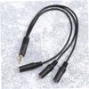 CAXUSD 1pc Audio Splitter Cable to Headset Adapter for Mobile