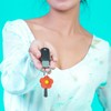TEAONE Key Protector Caps, 5 PCS Flower Key Cover for