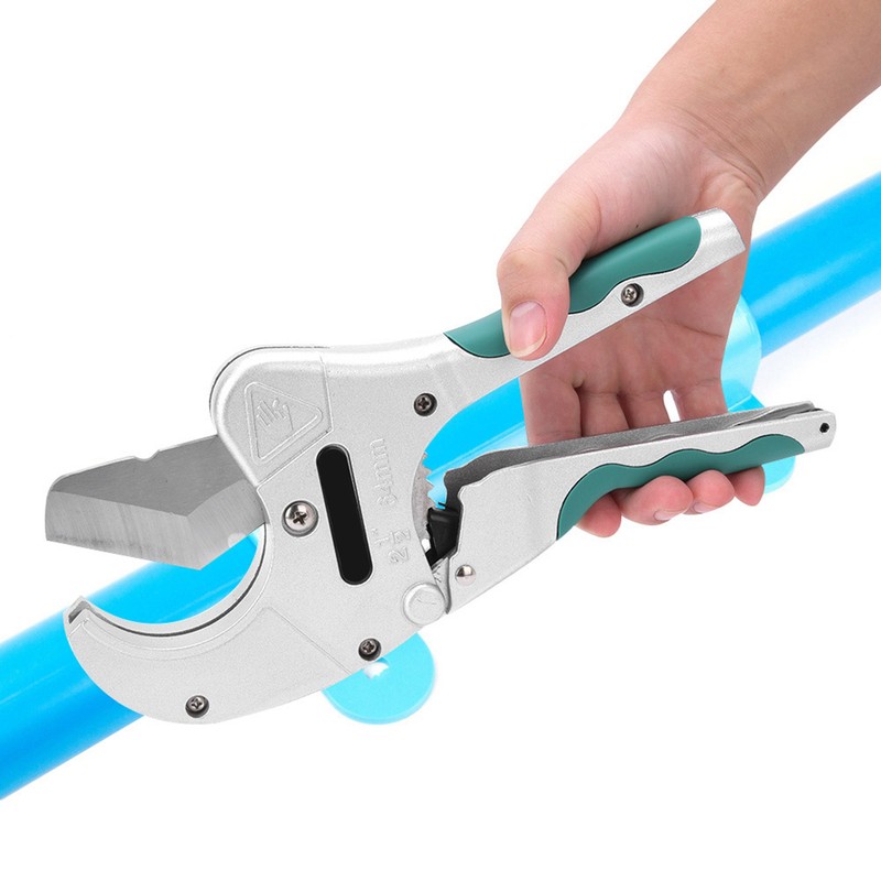 W0203 2-1/2in 64mm Pipe Tube Cutter Ratchet Hose Cutting Scissors