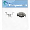 Replacement 279973 Thermostat and Thermal Cut-Off Kit for Whirlpool WED8500BW0
