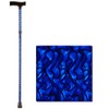 NOVA Medical Products Folding Walking Cane with Wood Grip Handle,