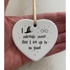 Solemnly Up To No Good H Potter Heart Quote Ceramic