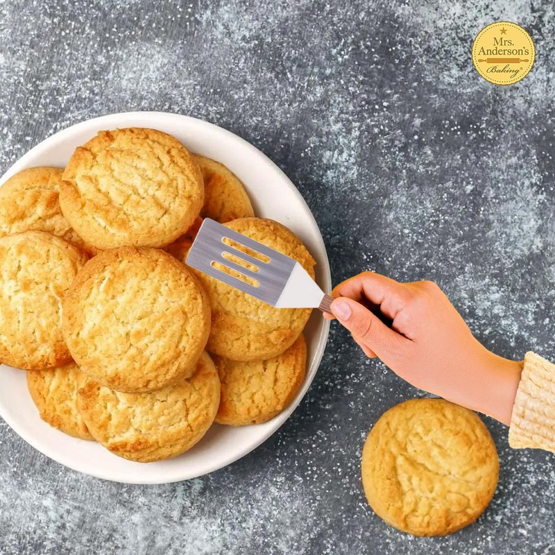 Mrs. Anderson’s Baking Mini Offset Brownie Cookie Spatula, Flexible Stainless