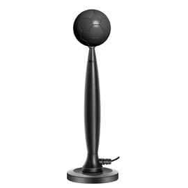 DollaTek Antenna Rewave TV Aerial - Freeview Indoor Digital TV Aerial with Strong Signal, 360° & 980+ Mile Range, Support FM/UHF/DAB Radio/4K/1080P