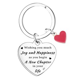 Tihnvk Good Luck Keyring Good Luck Gifts For Coworker New Job Gift Leaving Gifts For Colleagues New Chapter Present Graduation Gift For Friends