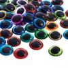 Boutigem 50Pcs 20mm Animal Eye Glass Cabochons, Flatback Half Round
