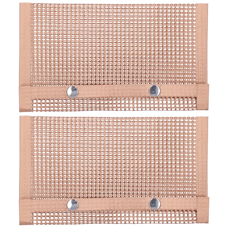 2PCS BBQ Grill Mesh Bag High Temperature Resistant Barbecue Bag