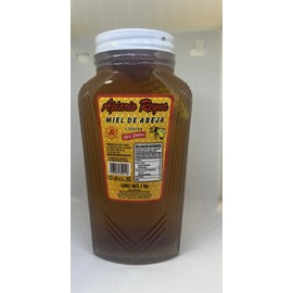 Apícola Reyna APIARIO REYNA MIEL DE ABEJA BEE HONEY WITH HONEYCOMB- 38.8oz (1 Kg) MEXICO