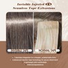 Full Shine Invisible Tape in Extensions 16 Inch Seamless Injection