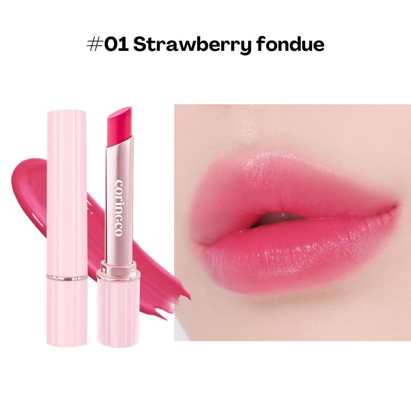 CORINGCO Pink Churros Plumping Glossy Lip Lipstick