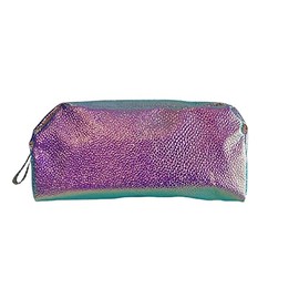 William Lamb Girls Fashion Iridescent Reflective Pencil Case Make-up Beauty Bag