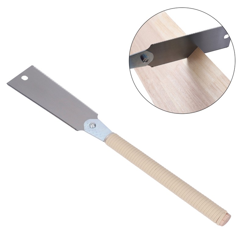 Double Sided Saw Flush Cut Hand Pull Saw Woodworking Cutting