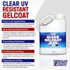 Fiberglass Supply Depot Clear Gelcoat Without Wax – UV-Resistant Marine