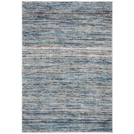 SAFAVIEH Galaxy Collection Area Rug - 5'3" x 7'6", Blue & Grey, Modern Design, Non-Shedding & Easy Care, Ideal for High Traffic Areas in Living Room, Bedroom (GAL113M)
