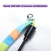 M JJYPET Cat Wand Toys, Interactive Kitten Toys for Indoor