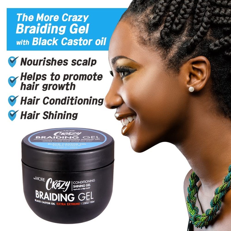 The MORE Crazy Conditioning Shining Braiding Gel Extra Extreme Hold