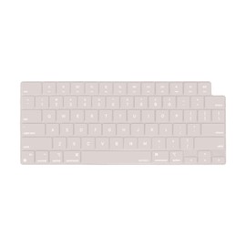 MOSISO Keyboard Cover with Solid Texture Compatible with MacBook Air 15 inch M3 A3114 M2 A2941/Air 13.6 A3113 A2681/Pro 14/16 M4 M3 M2 M1, Stone Gray