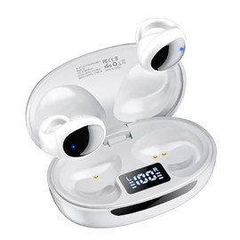 Hijoxp Open Ear Headphones White