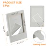 QUARKZMAN Pack of 5 Mini Picture Frames 2.4 x 3.6