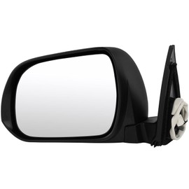 SCITOO Driver Side View Mirror Fit For Toyota Highlander 2008-2013 POWER Black Left Outside Exterior Mirror TO1320245