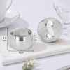 Napkin Rings Silver 12 Pieces Metal Napkin Ring Set, Napkin
