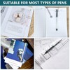 Pack of 20 Metal Pen Holder, Notebook, Metal Pen Clip,
