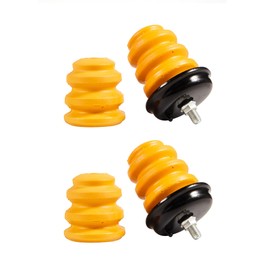 Autycle Front Bump Stops Control Arm Bumper Rear Bump Stops Axle Bumper Replacement for Chevy Silverado 1500 for GMC Sierra 1500, 4 pcs 15153958 15712438