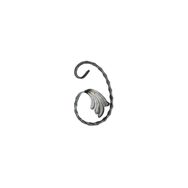 UHRIG Scroll Wrought Iron Decorative Element Bow Forged Steel Iron