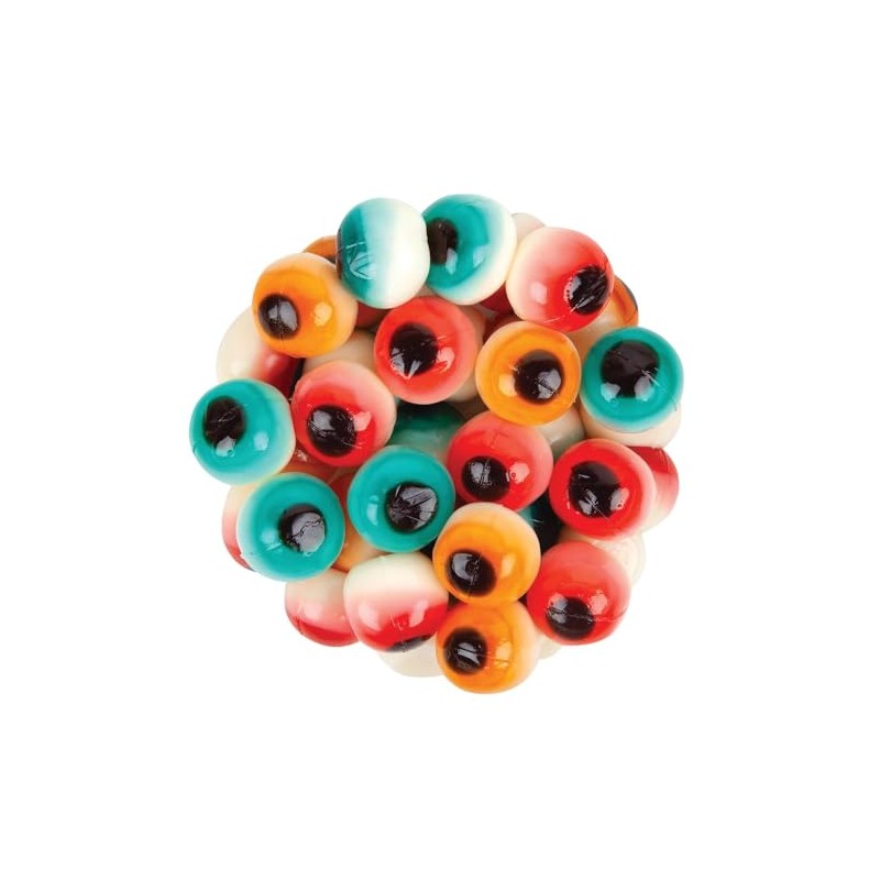 Bayside Candy 3D Gummy Eyeballs Candy - Gummi Edible Eyeballs