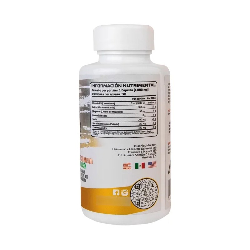 Human's Health Science Lab Complejo Electrolitos Cafeína