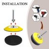 SHMZK 3 Inch Hook & Loop Sanding Backing Pad, Sanding