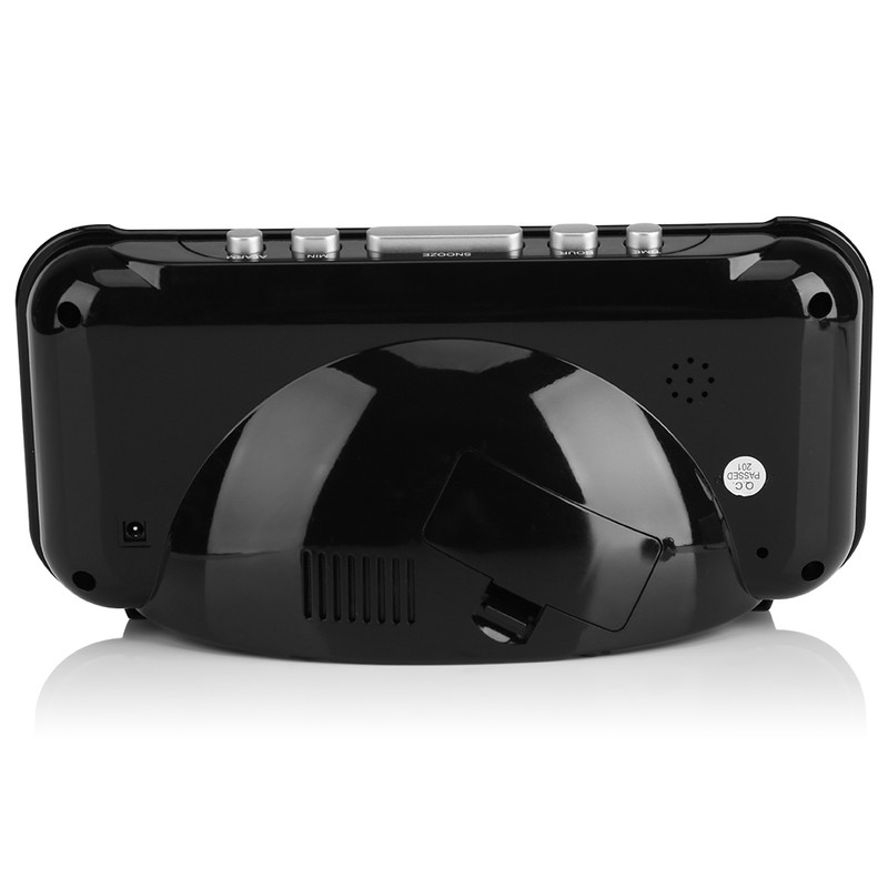 Electronic Table Digital Alarm Clock Desktop LED Display Snooze Function