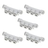 HOPESPANNER Push to Connect Air Fittings 3/8" Five Way Air